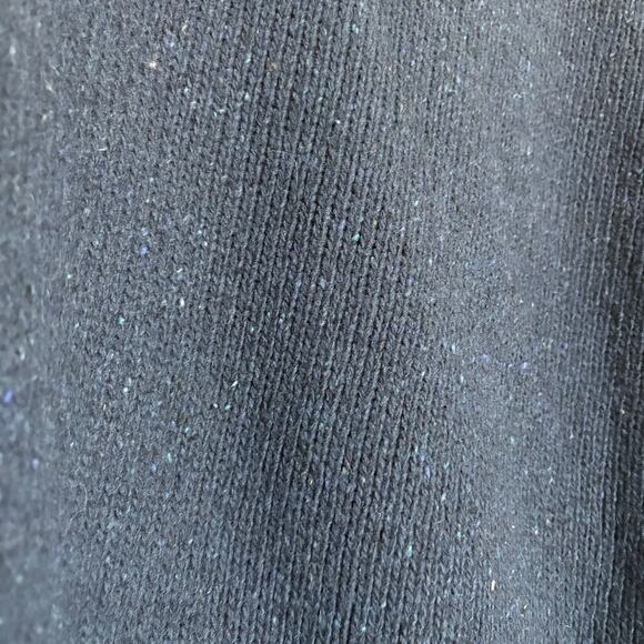 Aritzia Wilfred Italian Yarn Wool Blend Sweater NavyZip Back Med Dark Academia - Picture 6 of 9